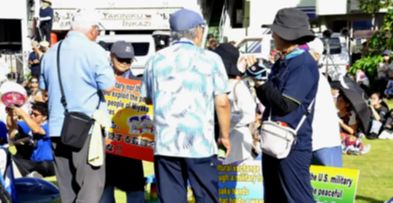 宮古島夏まつりで米軍演奏に抗議、商工会議所が退去要求