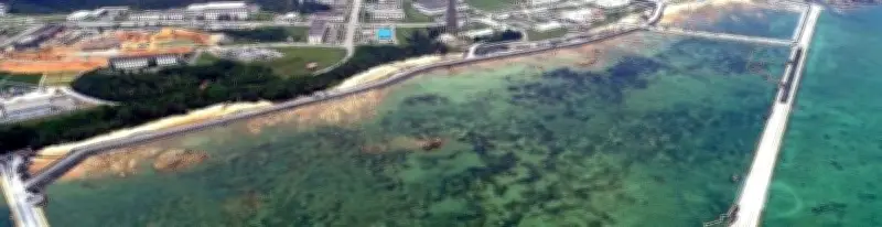 辺野古新基地、総面積205ha・V字滑走路2本 埋め立て160ha