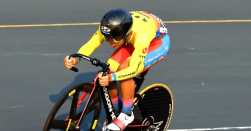 自転車男子スプリント 志良堂（北中城）が1／8決勝で敗退 全国高校総体・近畿総体で終盤の戦略ミス響く