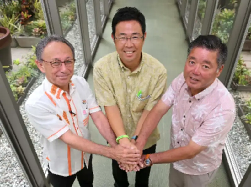 沖縄タイムス主催、沖縄県知事選、玉城デニー・古謝玄太・下地幹郎の3氏が初めて座談会で対決 9月13日投開票