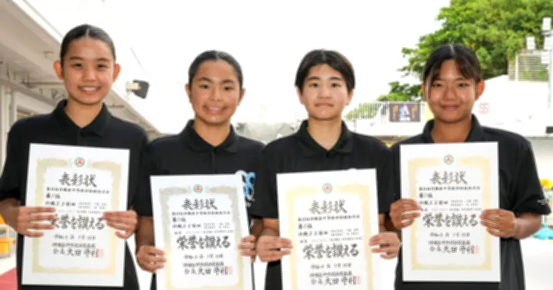 沖縄SS前田、女子400Rで5年ぶり大会新記録V 県中学総体