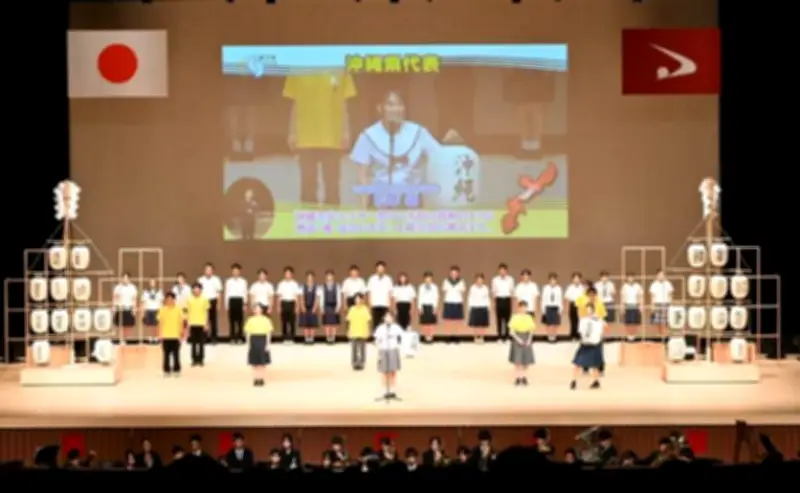 開邦高校3年松本碧さん、あきた総文開会式で決意表明　「熱意・魂・気合を持って挑みます」