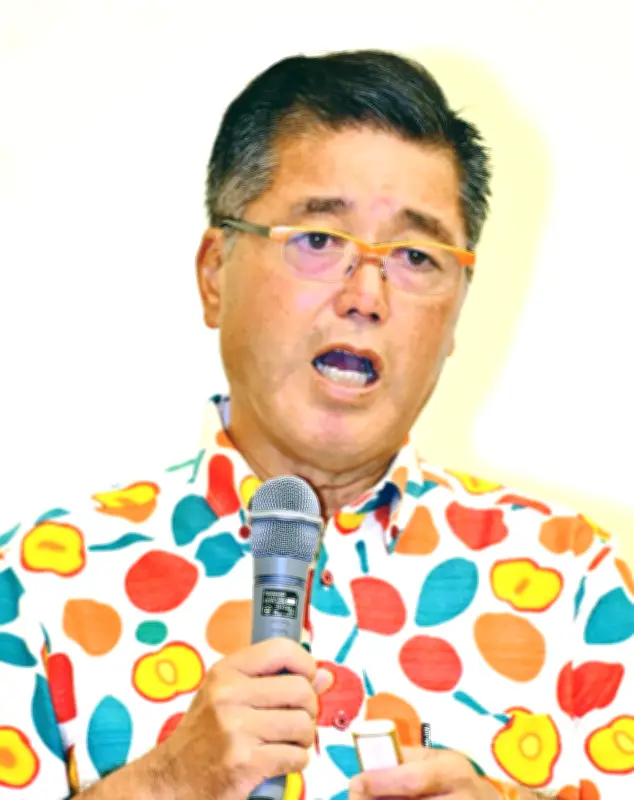 下地幹郎氏、知事選で辺野古「民軍共用空港」を主張 現行計画見直し