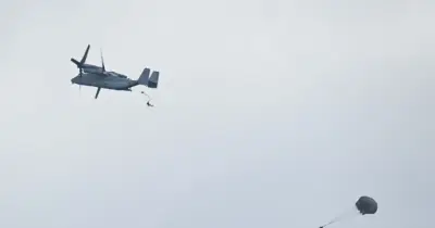 米軍、辺野古沖でパラシュート降下訓練 17年ぶり実施か 県は事前通達受ける