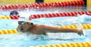 喜舎場哲成が男子200バタ優勝「最低ラインクリア」沖縄県中学総体