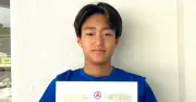 許田琉賀が1500m自由形で全国標準突破　県中学総体