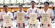 仲宗根輝明と仲本明香里が空手個人形で優勝　国スポ九州ブロック