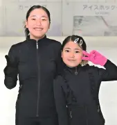 姉妹でフィギュアスケートに夢中 中村一香さんと一織さん