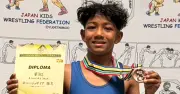 レスリング全国少年少女 男子キニー（カデナクラブ）が3位「積極的な攻め」