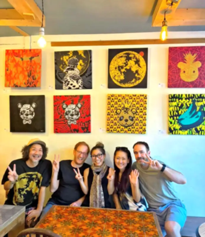 石垣のデザイナー池城さん、ロンドンで個展 自然や文化表現