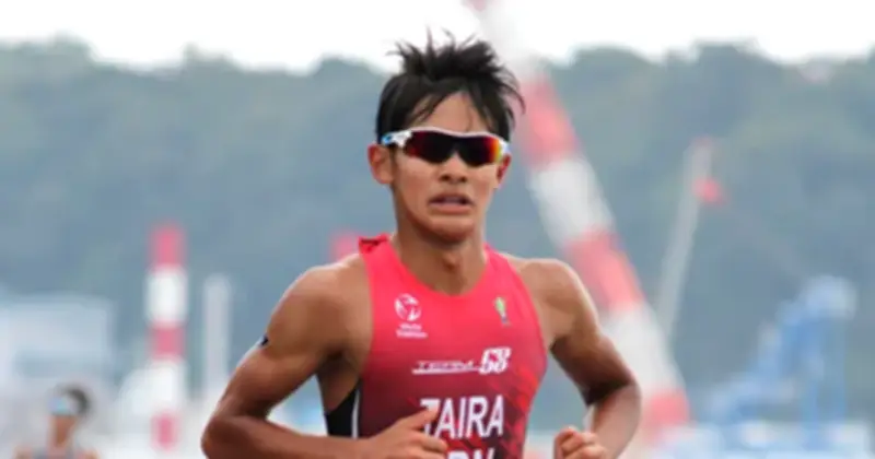 那覇西高・平良選手が全国8位入賞 トライアスロン高校選手権で39分41秒