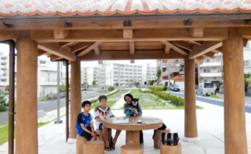 沖縄市、海中道路跡に全長1558メートルの都市緑地が完成