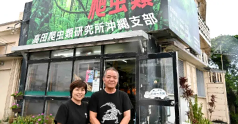 沖縄初の爬虫類専門店「THE爬虫類」が開業30年 愛好家に支えられ 沖縄市