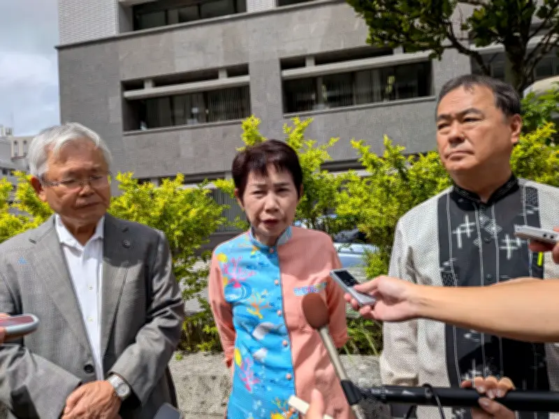 知事選で玉城氏の街頭演説中に大声で叫ぶ妨害行為相次ぐ 県警に安全確保を申し入れ