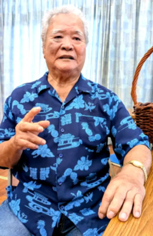 対馬丸と同じ船団で疎開、玉城盛明さん（90）が語る戦争体験