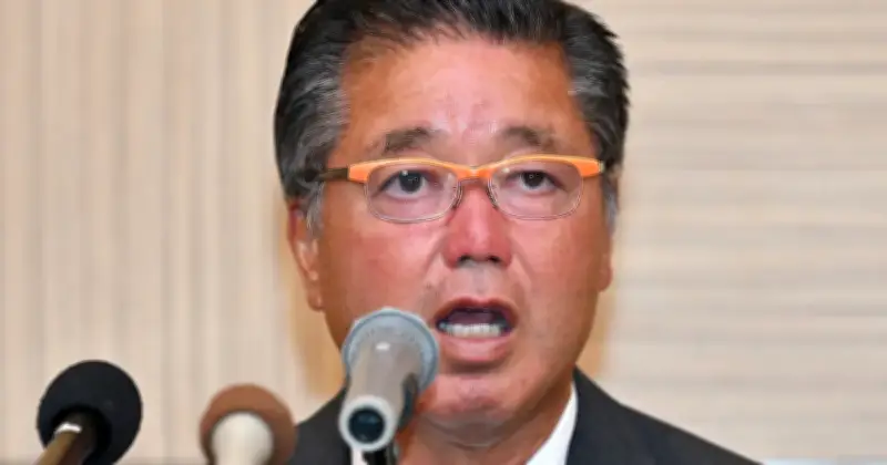 下地氏、知事選不出馬を会見で説明「苦渋の選択」政策実現へ自民と合意