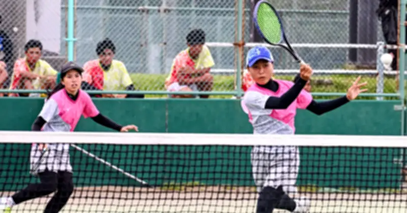 ソフトテニスNTT西日本杯、女子は八重山の上地・仲本組、男子は名護の金城・小川組が優勝