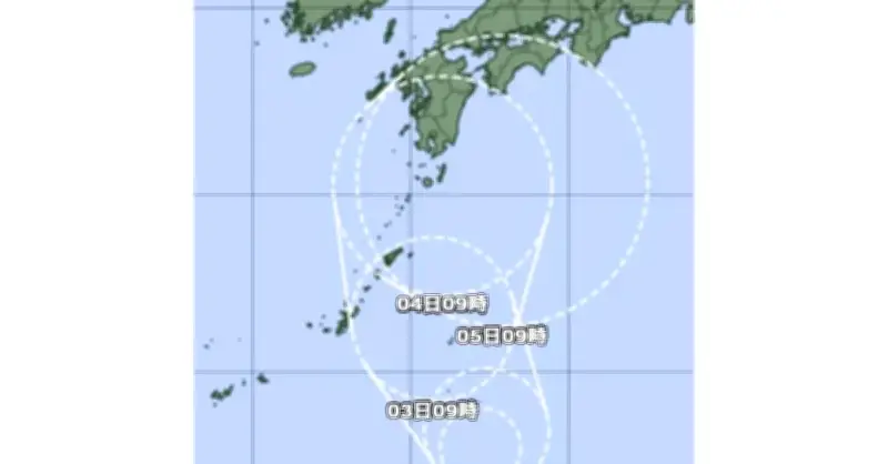 熱帯低気圧が24時間以内に台風へ　9月2～3日に沖縄接近の見込み
