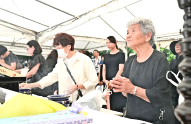 対馬丸撃沈82年、慰霊祭に355人 遺族ら悲劇の継承誓う