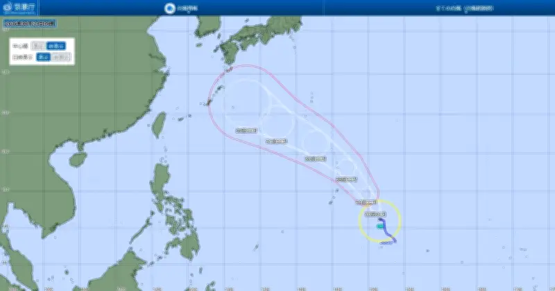 台風18号、旧盆初日のウンケーに沖縄本島接近へ　勢力強め北北西に進む