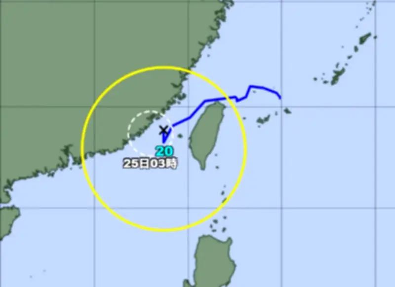 台風20号で先島に冠水被害多数、再び警報級の大雨恐れ 24日朝