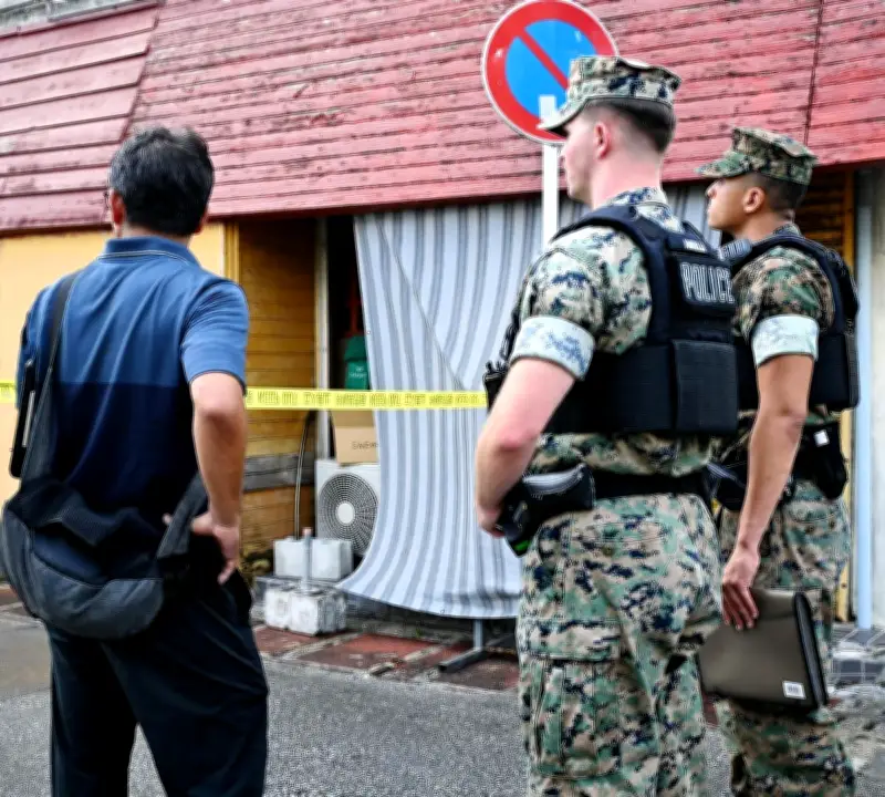 名護市の駐車場で米海兵隊員が死亡 拳銃のような物所持 車内で自殺か