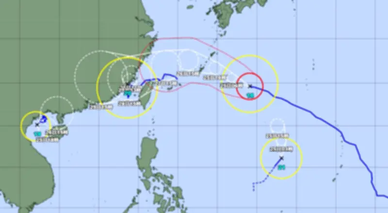 非常に強い台風18号、大東島に暴風警報 本島も25日昼前に発表へ