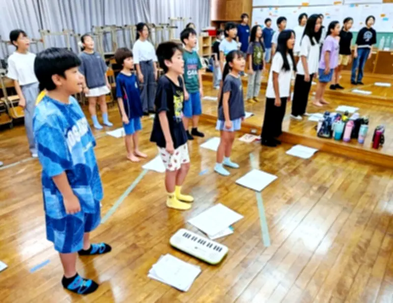 読谷の渡慶次小と古堅小の合同音楽部、県合唱コンクールで金賞 結成2カ月
