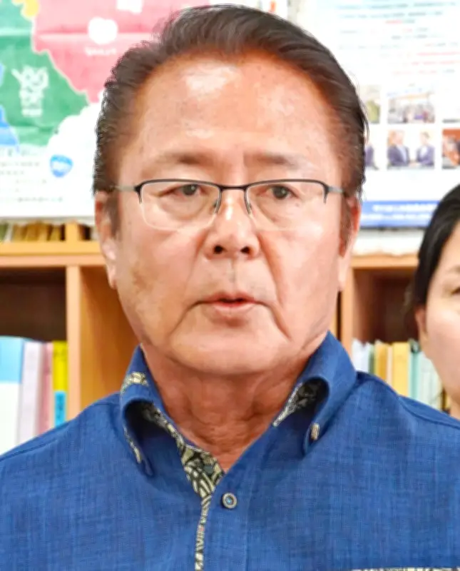 座波一氏が立候補表明 県議補選・島尻南城市区 自民公認で