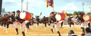 第24回風山祭、山内中で開催 5団体がエイサー披露