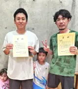 バドミントン実業団選手権 男子Aは高江洲・大城組が優勝