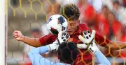FC琉球、今季初勝利 1万人の応援に応える J3第4節で相模原に2-1