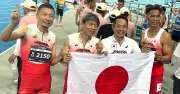 譜久里がM55・400メートルリレーで金、喜瀬はM40で2位 世界マスターズ陸上