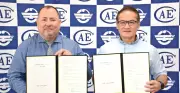 宜野湾市、屋外劇場と市立体育館の命名権契約をAECと締結