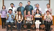 北谷町商工会、地元産品奨励と公共工事の地元企業優先を町長に要請