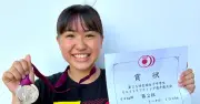 重量挙げ全中、天久愛音（本部中1年）女子44キロ級で準優勝 自己記録4キロ更新