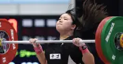 並里柚希が重量挙げ女子69キロ級で初優勝、スナッチ攻めジャーク逃げ切る　全国高校総体・近畿総体