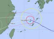 台風18号、沖縄全域が暴風域抜ける 波浪警報は継続 26日午前10時30分