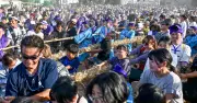 与那原大綱曳、2分17秒の熱戦制し東が勝利　晴天の下で開催