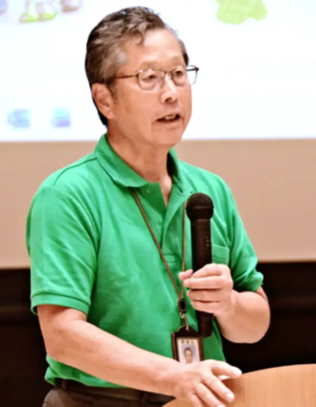 石巻の防災士・井上さんが与那原で講演「公助は1割」と被災経験語る