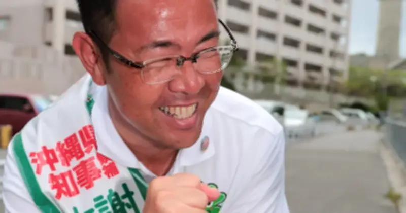 前那覇市副市長・古謝玄太さん、培った経験生かし知事選挑戦 全島遊説で支持訴え