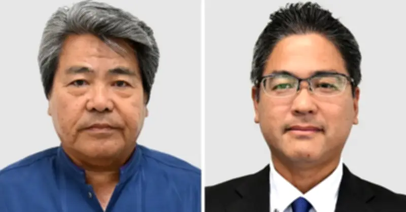 伊是名村長選きょう投開票、新人2氏の争いに＝統一地方選2026