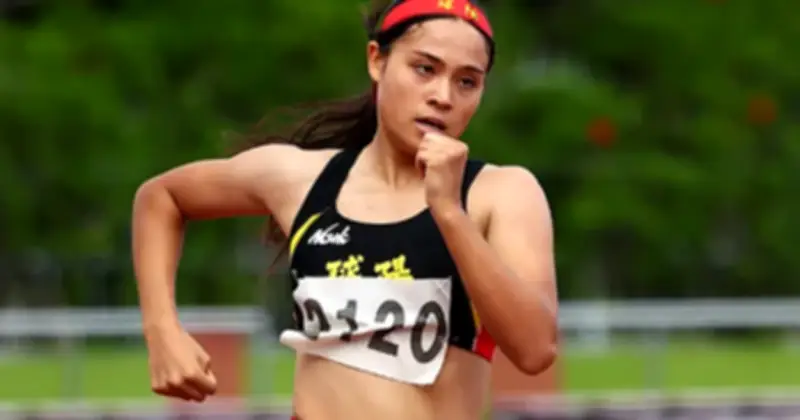 女子400mで球陽のジャクソンレインが大会新、30年ぶり更新 県高校新人大会