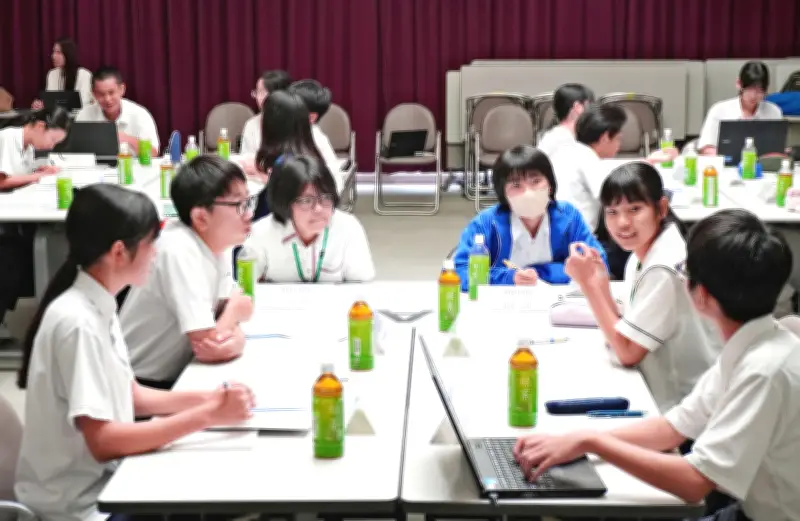 浦添市と宮崎県日向市の中学生が平和交流会 戦争の記憶を次世代へ