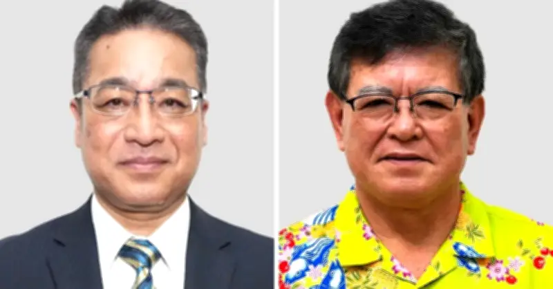 本部町長選きょう投開票、新人2氏が激突 産業振興などが争点