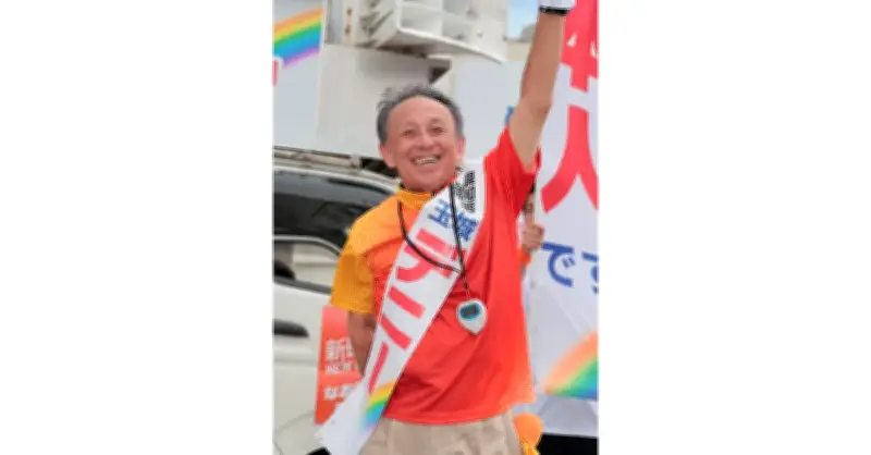 沖縄知事選まで1週間 玉城デニー氏「生活安定支援」訴え 那覇で街頭演説
