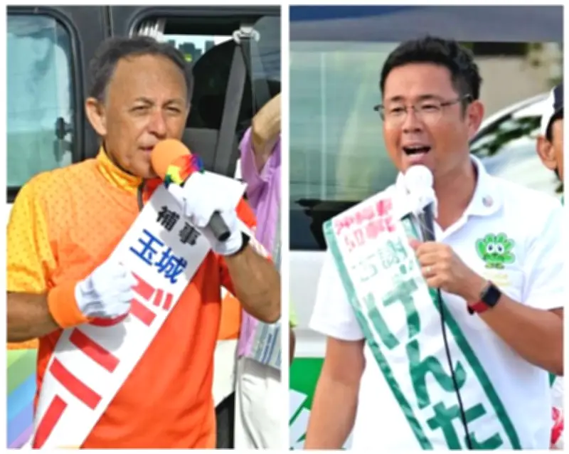 沖縄県知事選、10日から「三日攻防」 古謝氏と玉城氏が各地で支持訴え