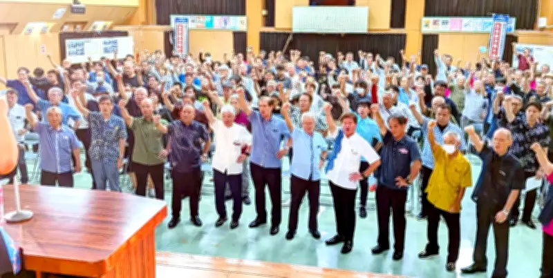 国道507号4車線化早期完成求め八重瀬で住民総決起大会、約200人参加