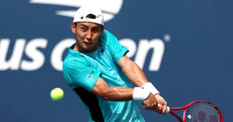 島袋将、全米オープン1回戦敗退　初勝利ならず