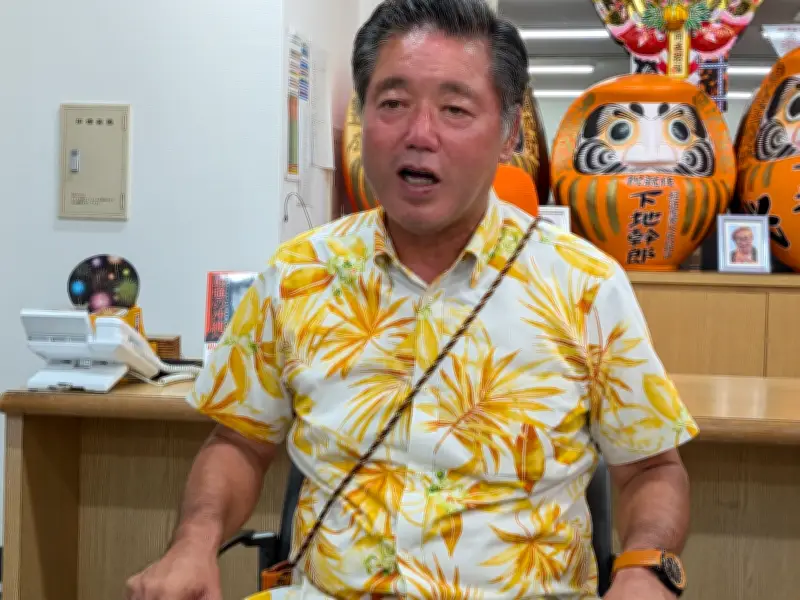 下地幹郎氏「20時ちょうどの当確、県民の大きな期待」 古謝氏勝利を歓迎、国政・知事選への再挑戦にも言及